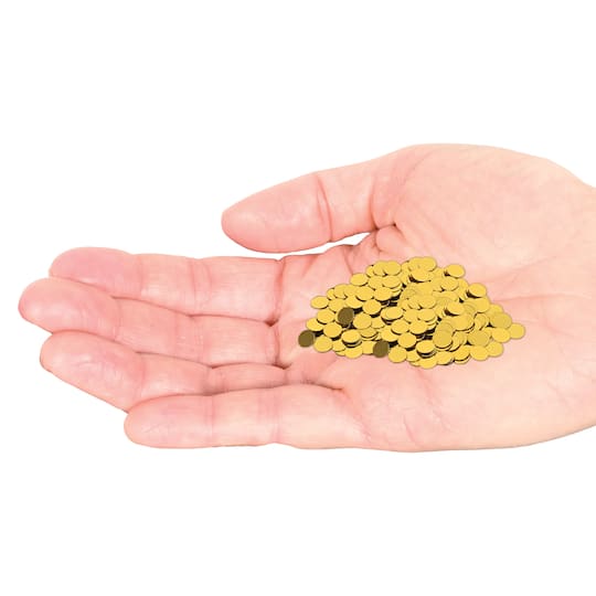 Beistle 3oz. Gold Metallic Fanci-Fetti Dots